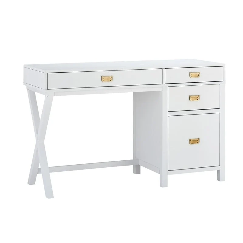 Linon Poppy Side Storage Desk