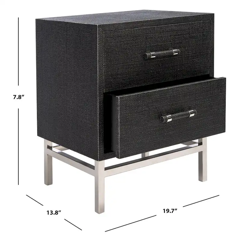 SAFAVIEH Couture Viviyana 2-Drawer Nightstand