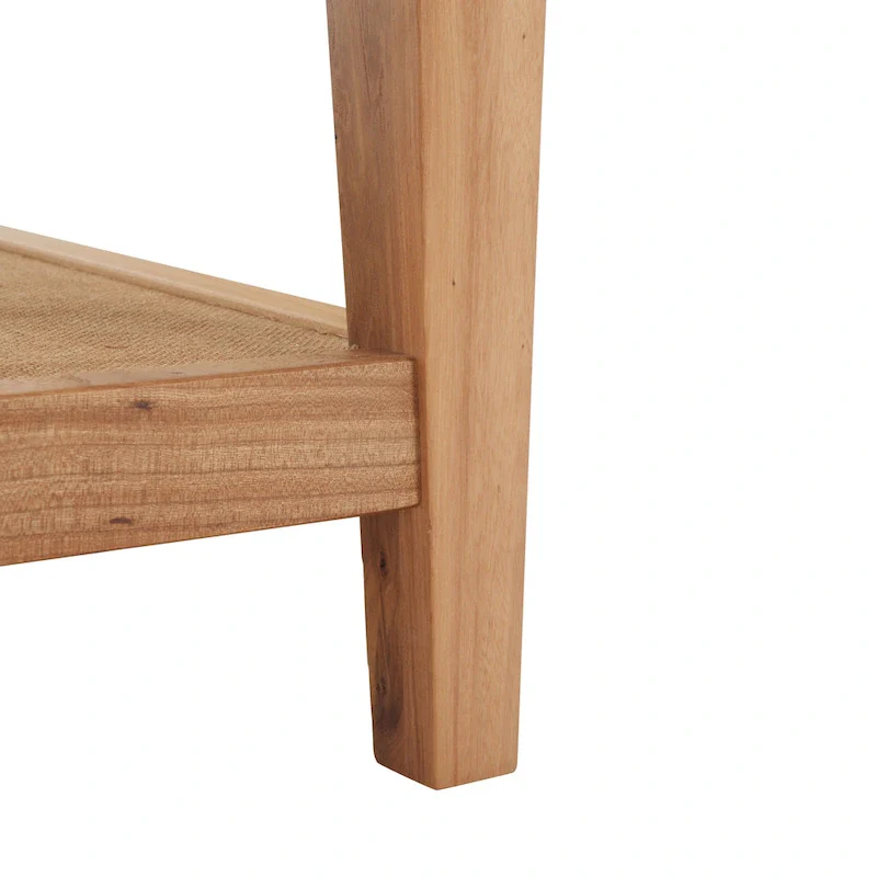 Square Glass Coffee Table — W40 x D40 x H17