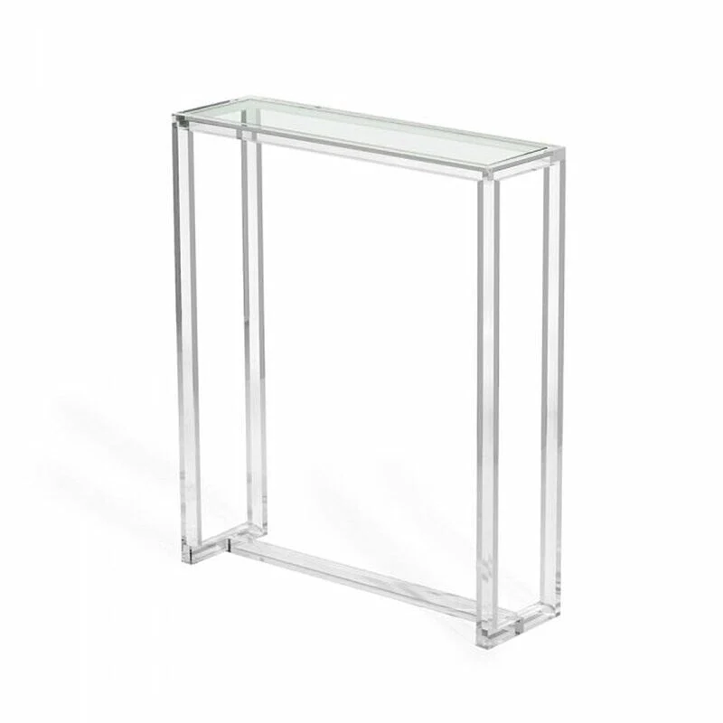 Sasha Acrylic Clear Modern Lucite Console