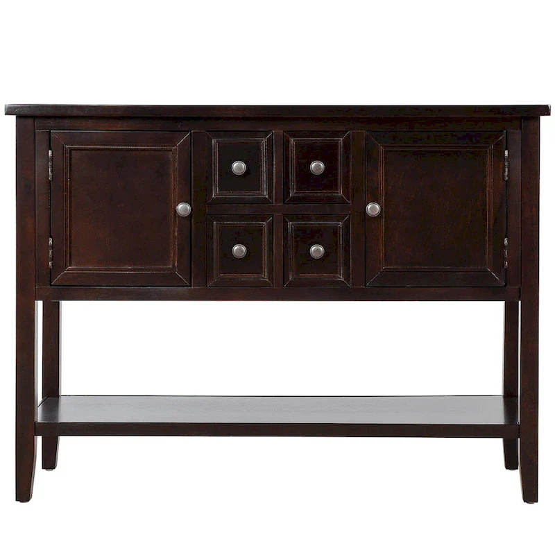 Buffet Sideboard Console Table with Bottom Shelf