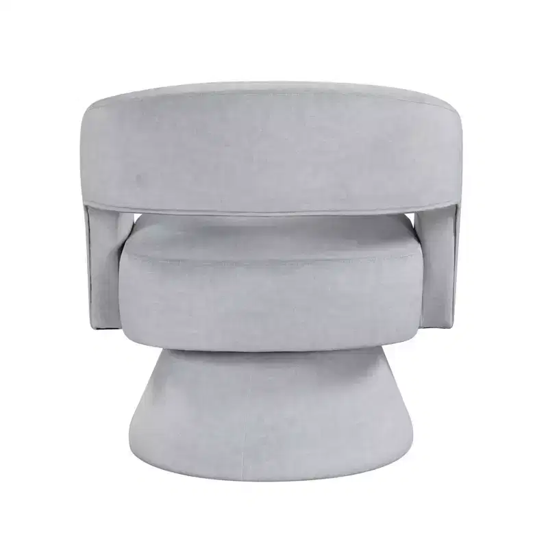 Velvet Swivel Accent Chair, 1-Seat