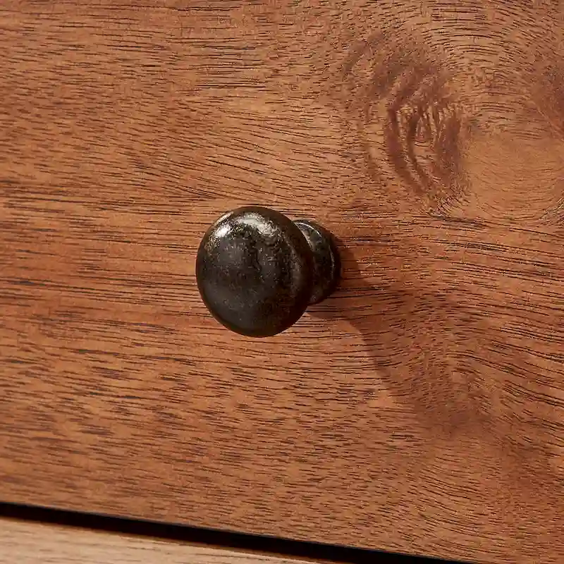 Mid-Century Modern Wood End Table with 1 Drawer, Compact Nightstand Side Table