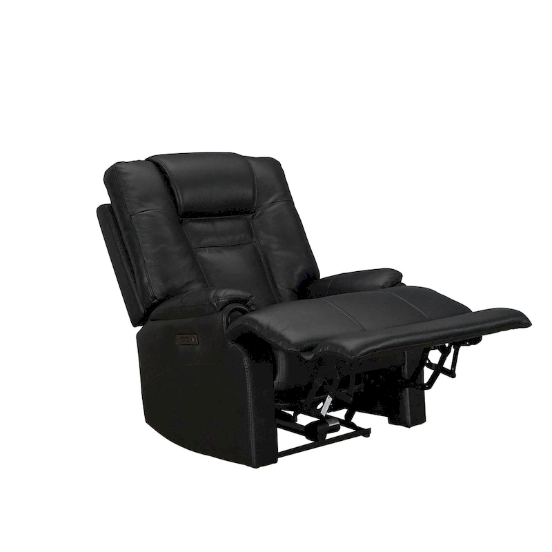 Genuine Top Grain Adjustable Headrest Extendable Footrest Zero Gravity Reclin Power Recliner