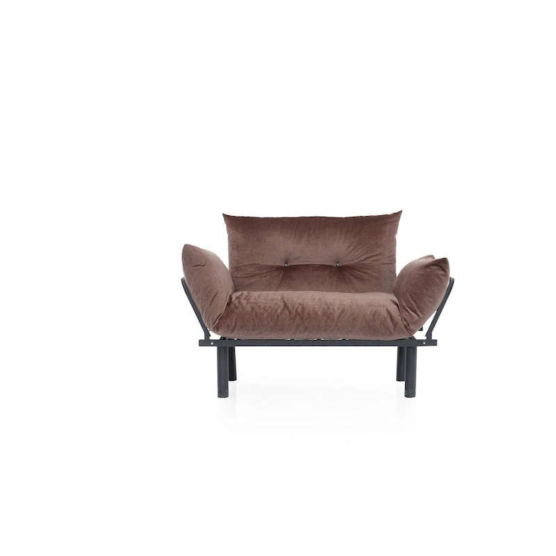 Sadio Metal Frame Loveseat With Removable Cushions