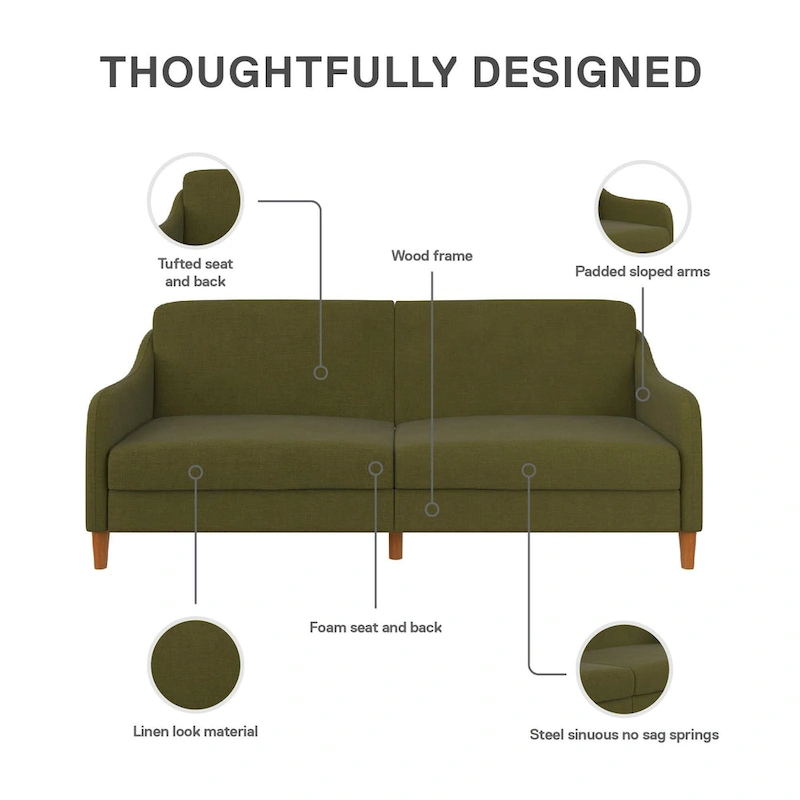 Avenue Greene Jayson Coil Futon