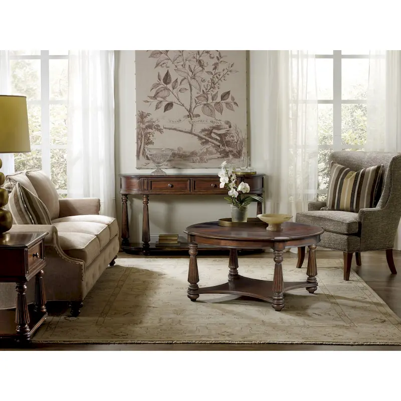 Hooker Furniture 60 Inch Long Rubberwood Console Table from the