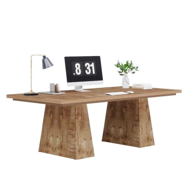 63 Inches  Executive Office Desk Large Computer Conference Table