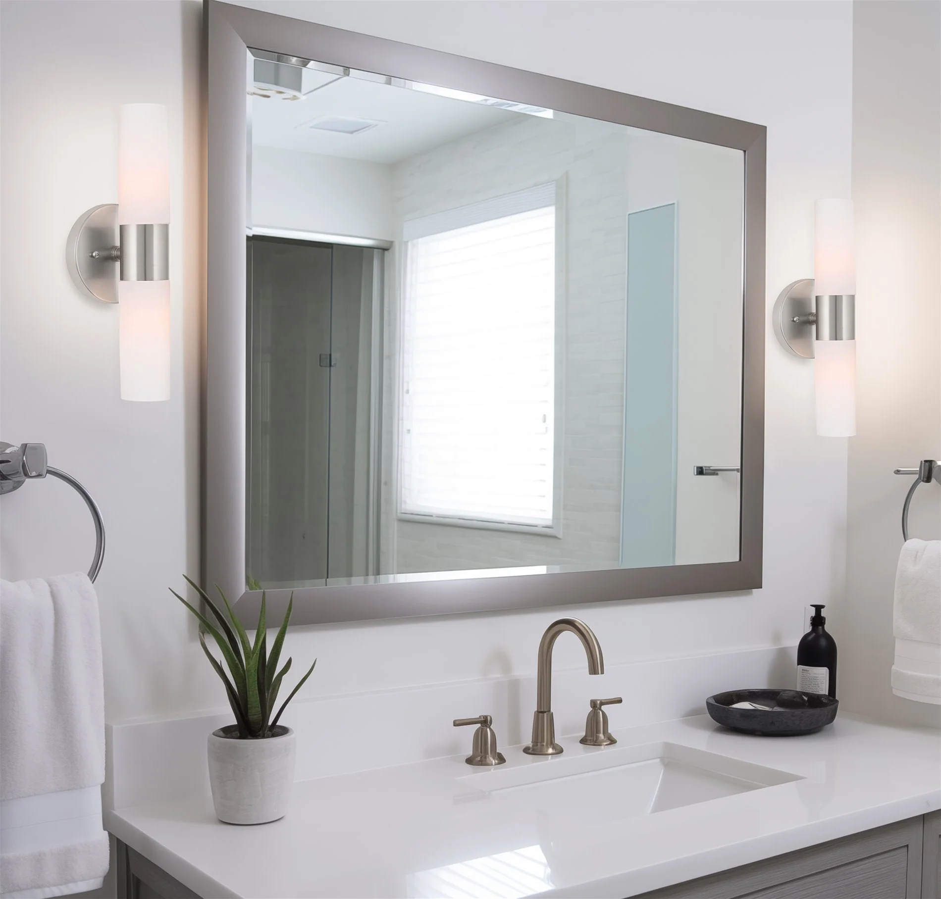Duo 14 Modern Bathroom / Vanity Wall Sconce