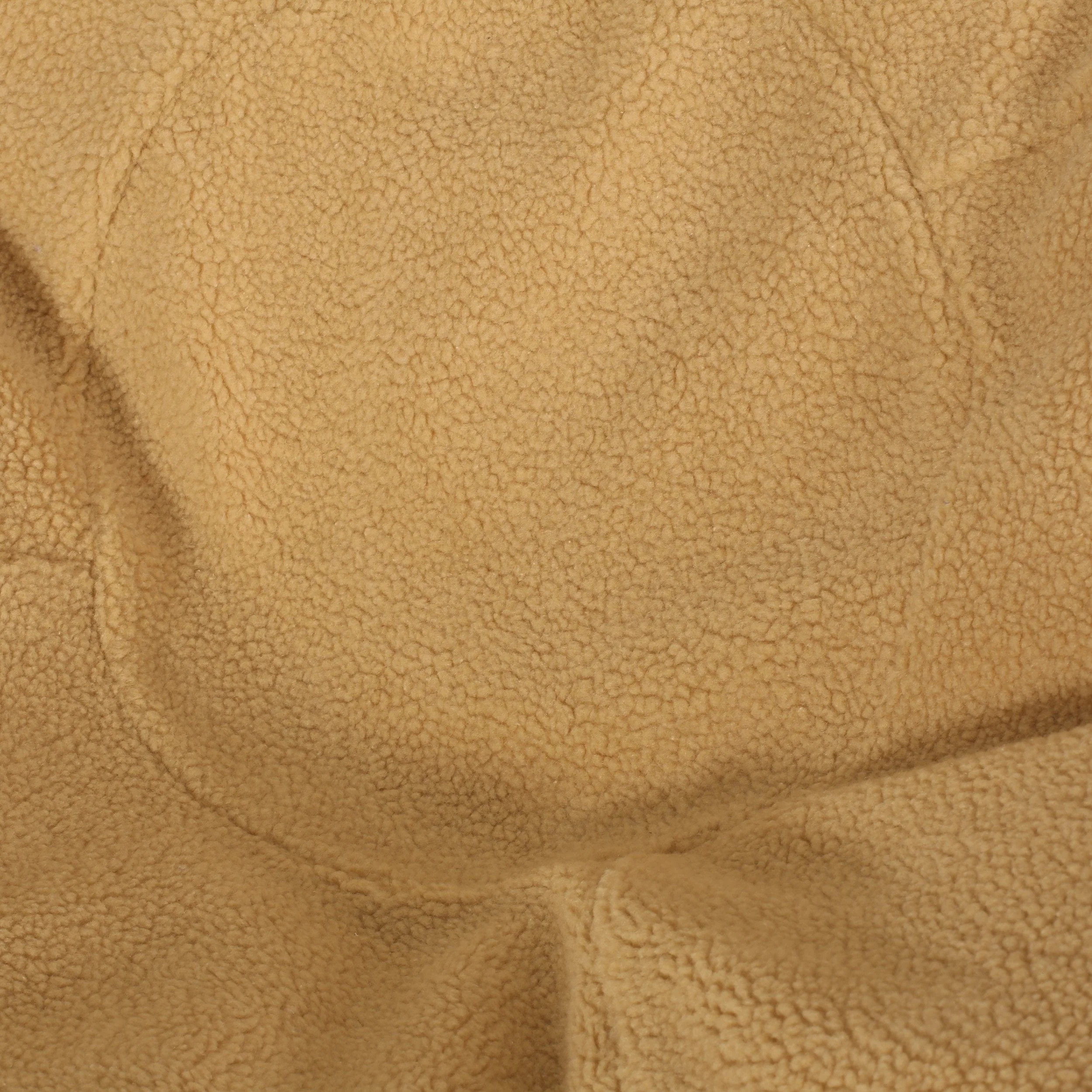 Modern 3 Foot Shearling Bean Bag - NH715513