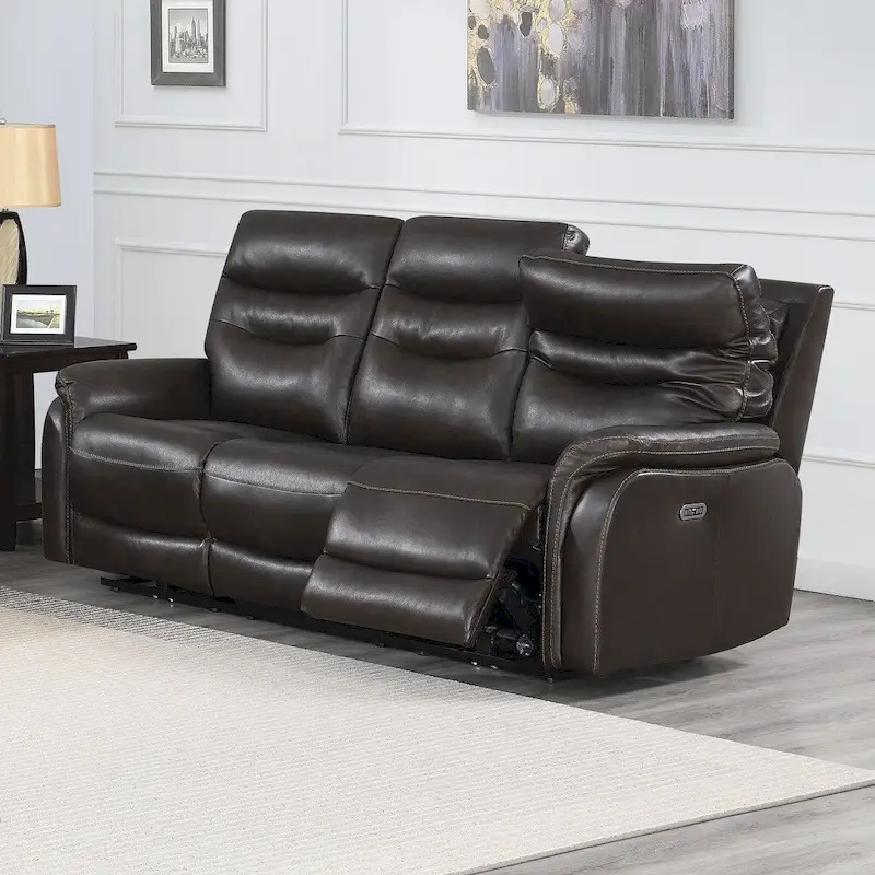 Steve Silver Ferndale 3-Piece Power Reclining Top Grain Leather Set