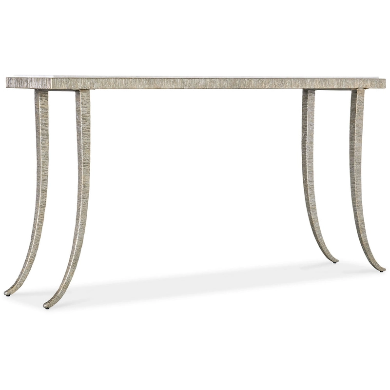 Hooker Furniture 628-85669-00 Sabre 14 Wide Marble Top Metal Console