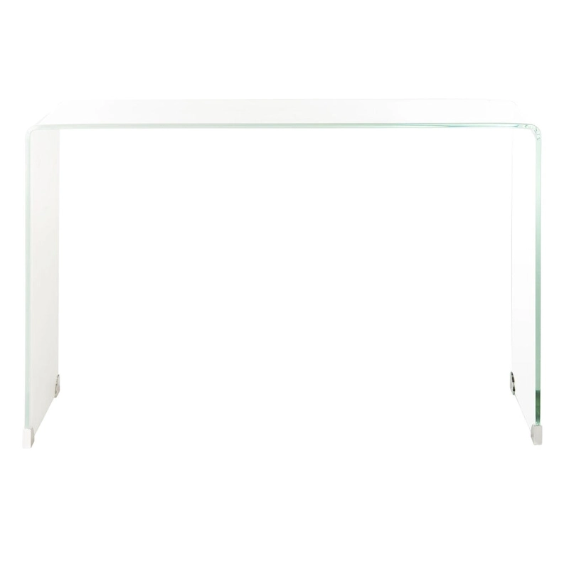 SAFAVIEH Modena Ombre Glass Console Table - Clear / Blue - 43.3 x 13.8 x 29.5 - 43Wx14Dx30H