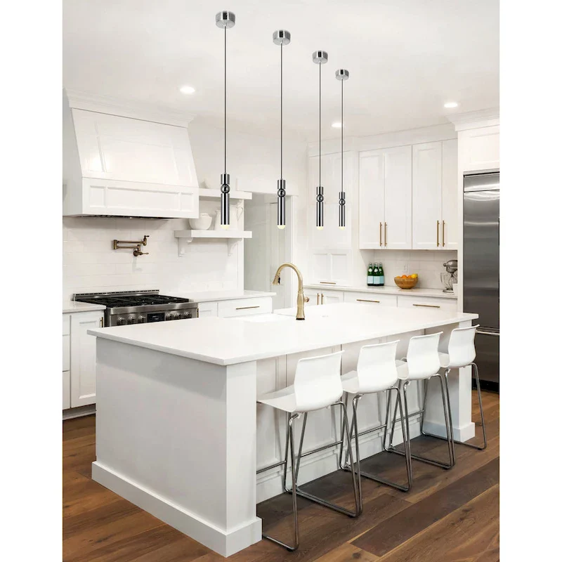 Chime LED Mini Pendant With Polished Nickel Finish - Polished Nickel