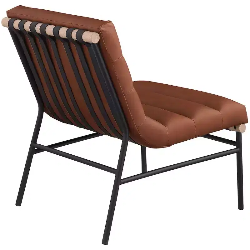 Meridian Furniture,Burke Vegan Leather Accent Chair