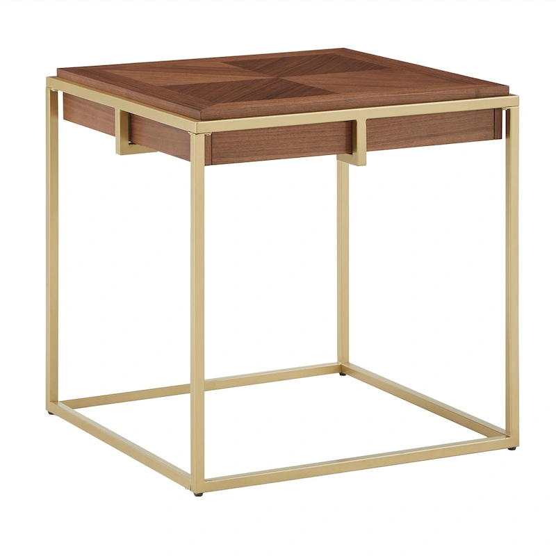 Cooke Square Table with Metal Base by iNSPIRE Q Modern