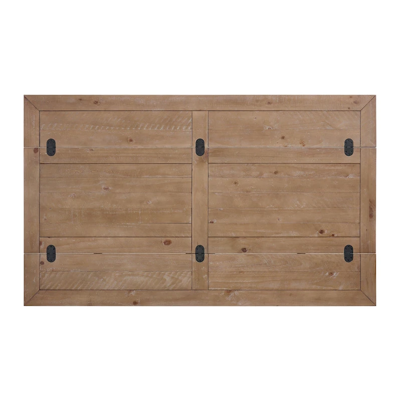 Napa 60 Solid Wood Pedestal Flip-top Sofa Console Table