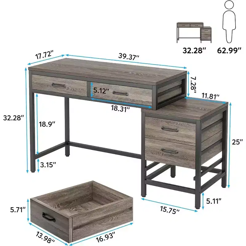 Tribesigns 51.18 Office Desk