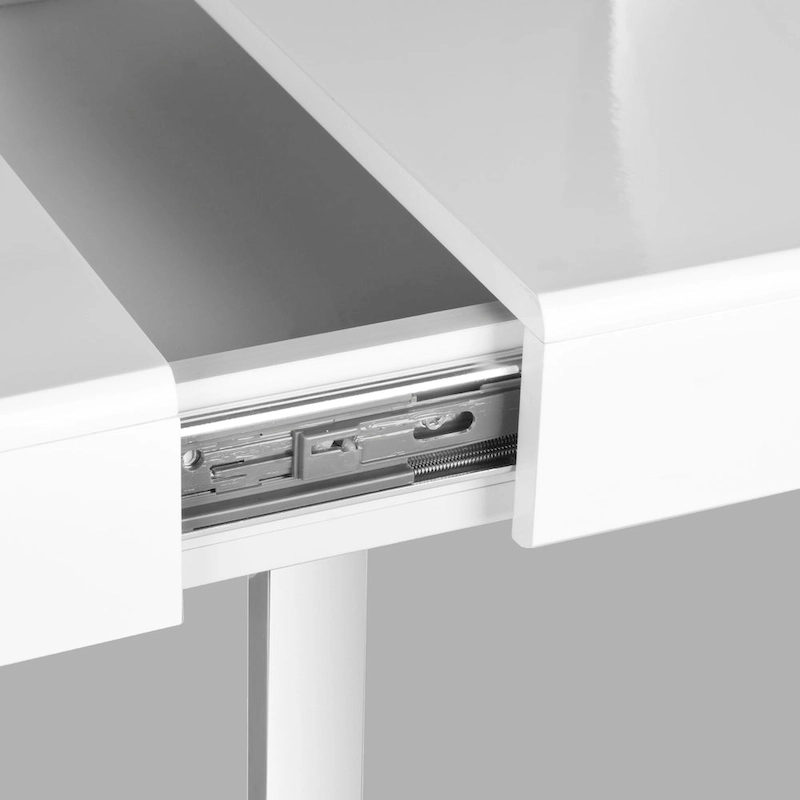 SAFAVIEH Darleen Modern Glam Modern White/ Chrome Desk