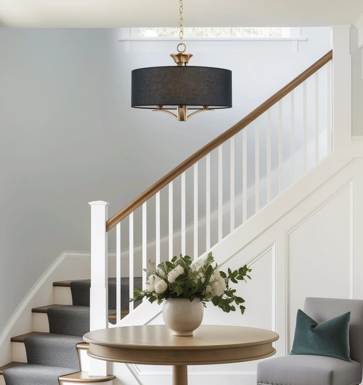 Alondra 20 Modern 3-Light Drum Chandelier