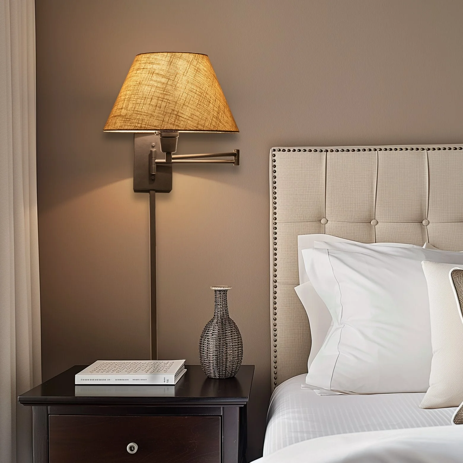 Cambridge 15 Swing Arm Wall Lamp - Plug In/Wall Mount, 2-Pack