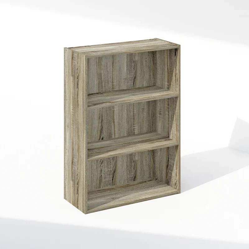Furinno Simple Open Shelf, Bookcases, 3-Tier