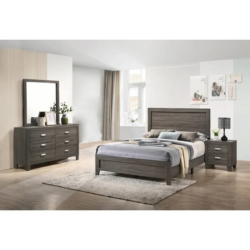 Best Quality Furniture Anastasia 4pc Bedroom Set