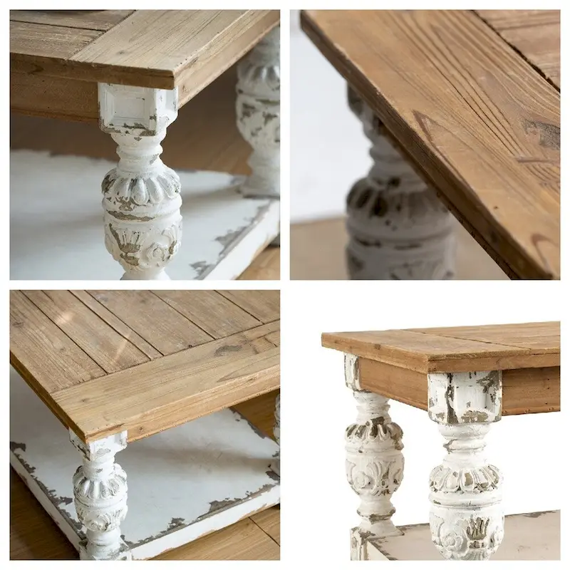 Rectangle Coffee Wooden Coffee Table,French Country Coffee Table