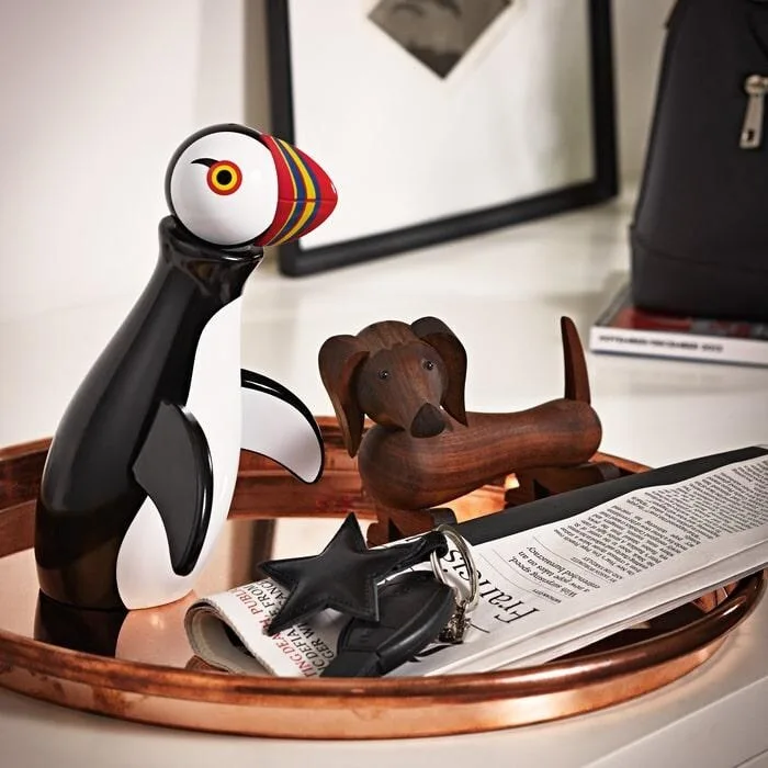 Kay Bojesen Dog, Walnut - H: 4.3