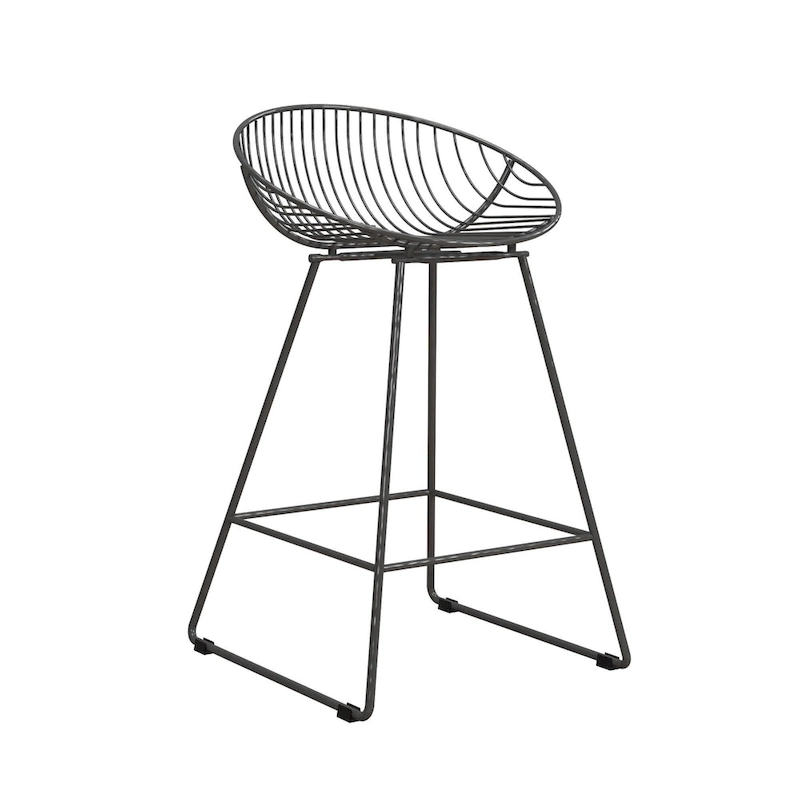 CosmoLiving by Cosmopolitan Ellis 24  Metal Counter Height Bar Stool