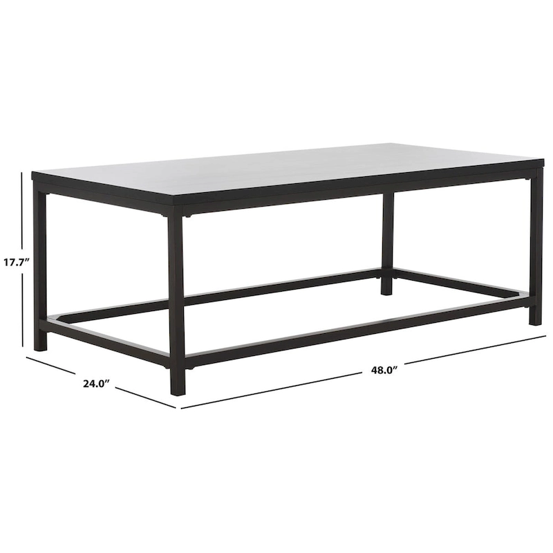 SAFAVIEH Aino Reclamined Wood Finish Coffee Table - 48