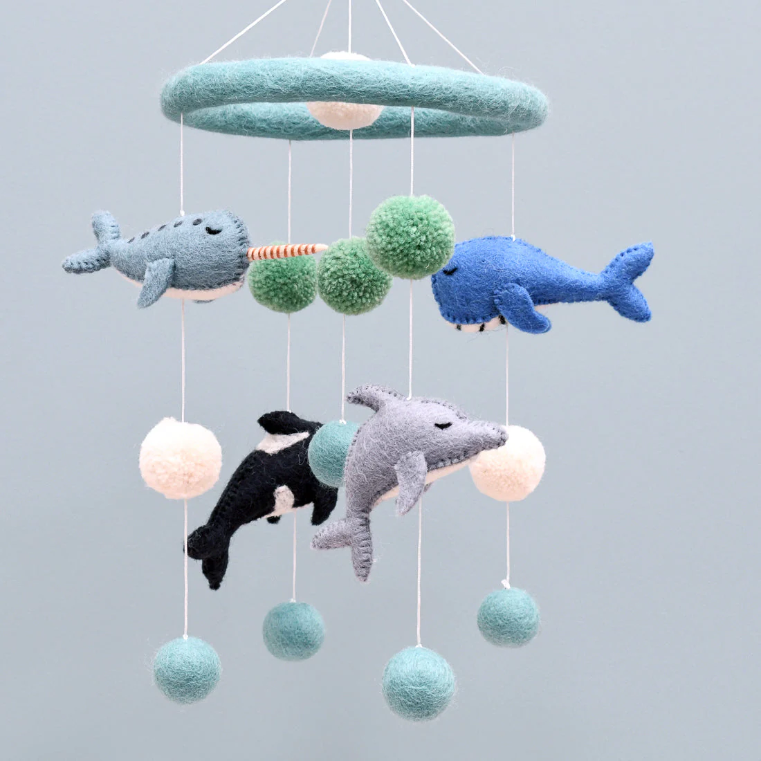 Tara Treasures - Nursery Cot Mobile - Ocean Marine Mammals