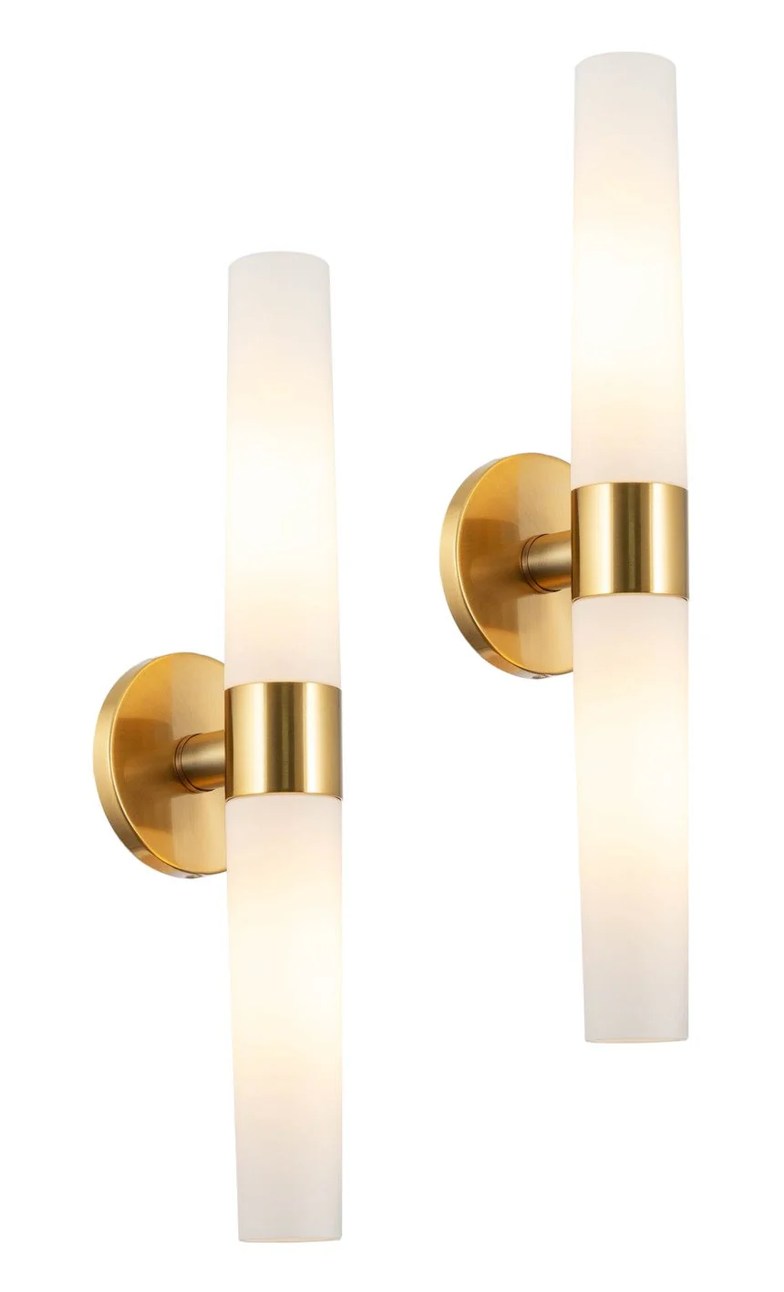 Duo 21 2-Light Modern Bathroom / Vanity Wall Sconce