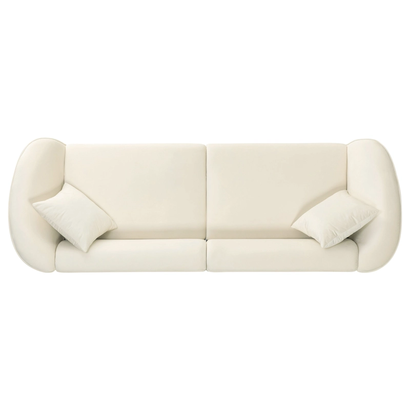 Christopher Knight Home - Allegra Sculptural 87 Curved Sofa