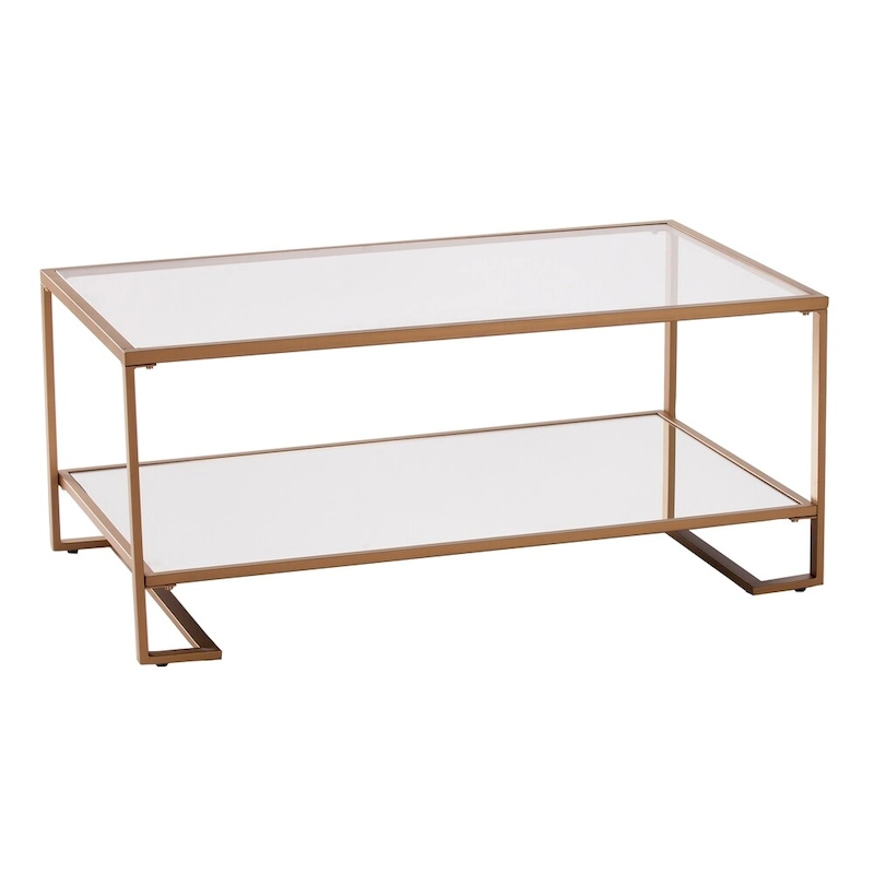 SEI Furniture Glam Gold Metal Coffee Coffee Table