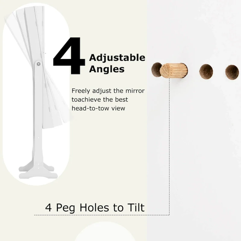 Costway Lockable Mirrored Jewelry Cabinet Armoire Organizer Storage - See Details