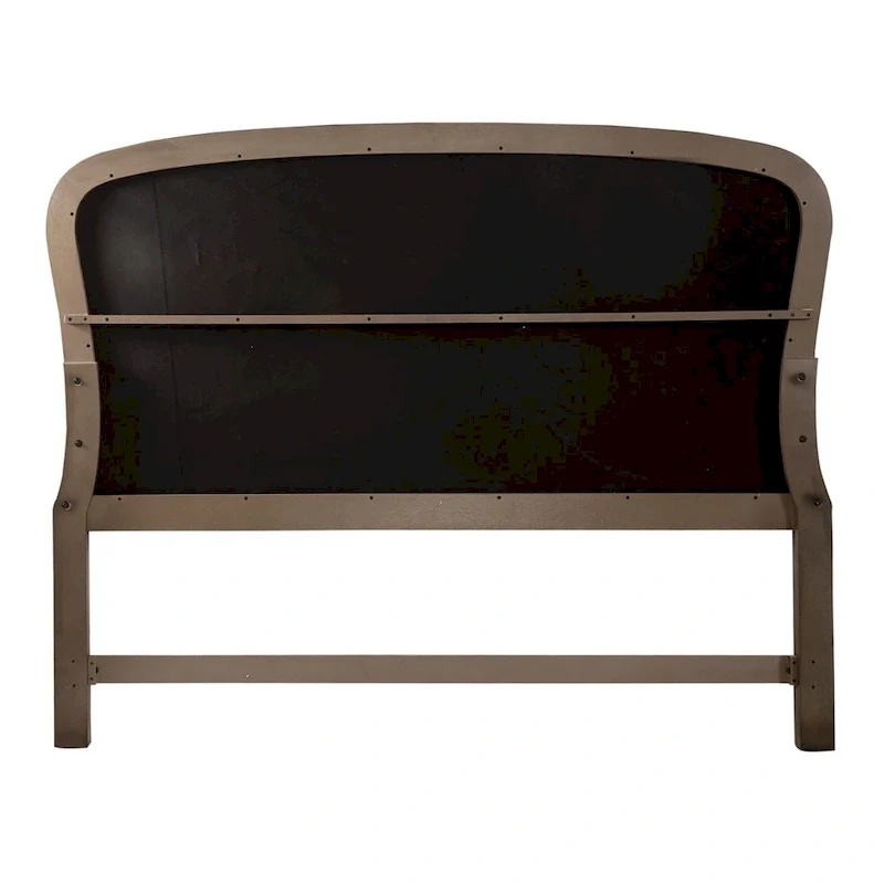 Americana Farmhouse Dusty Taupe Queen Tufted Panel Headboard