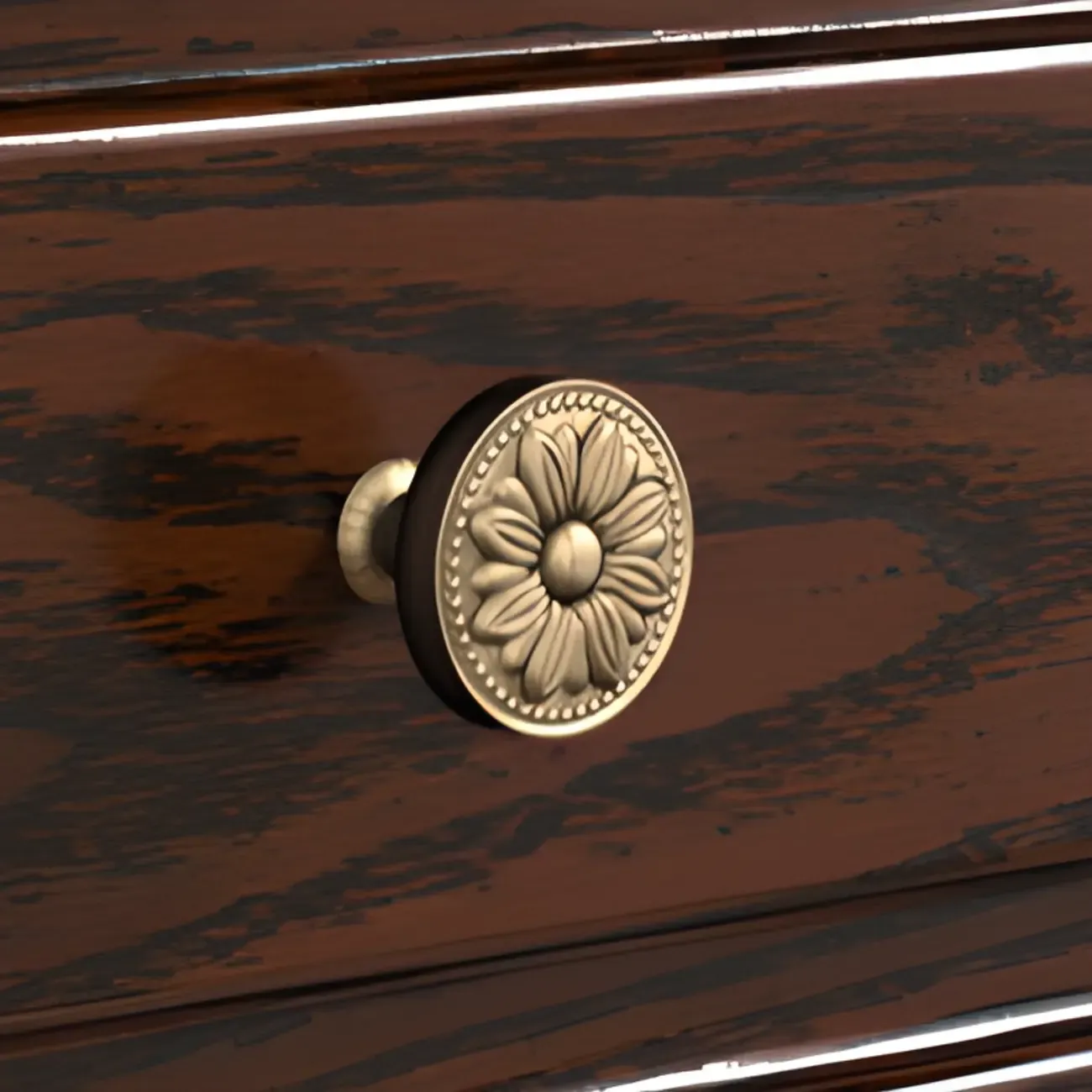 Elegant Ash Wood Freestanding Chest with 5-Drawers