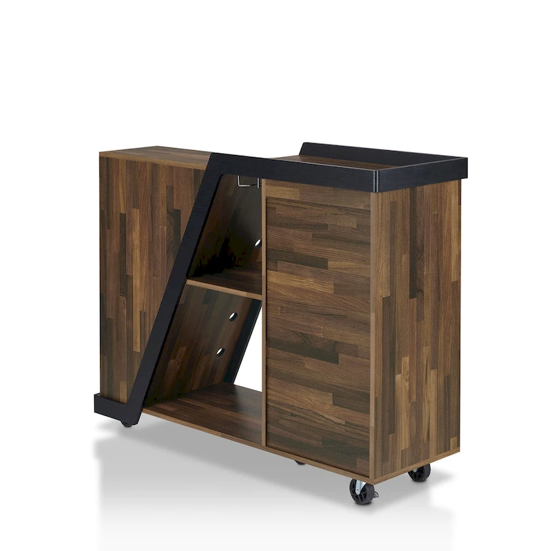 Furniture of America Tern Modern 6-shelf Mobile Wine Cabinet