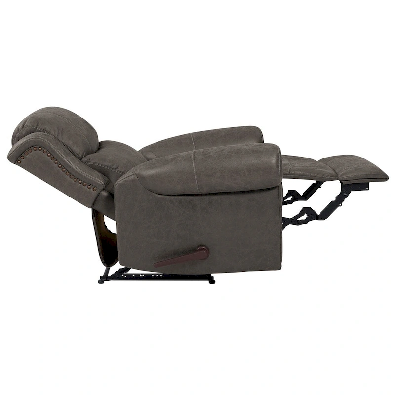 Copper Grove Dilsen Extra Large Rolled Arm Wall Hugger Recliner Chair