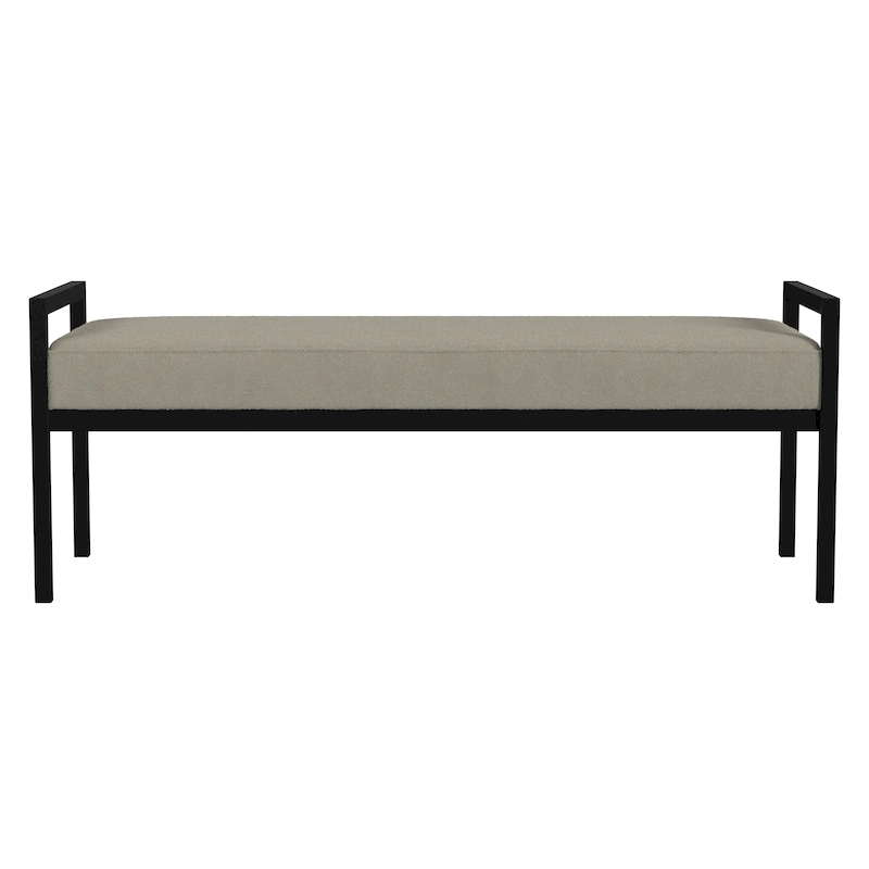 HomePop Modern Metal Bench