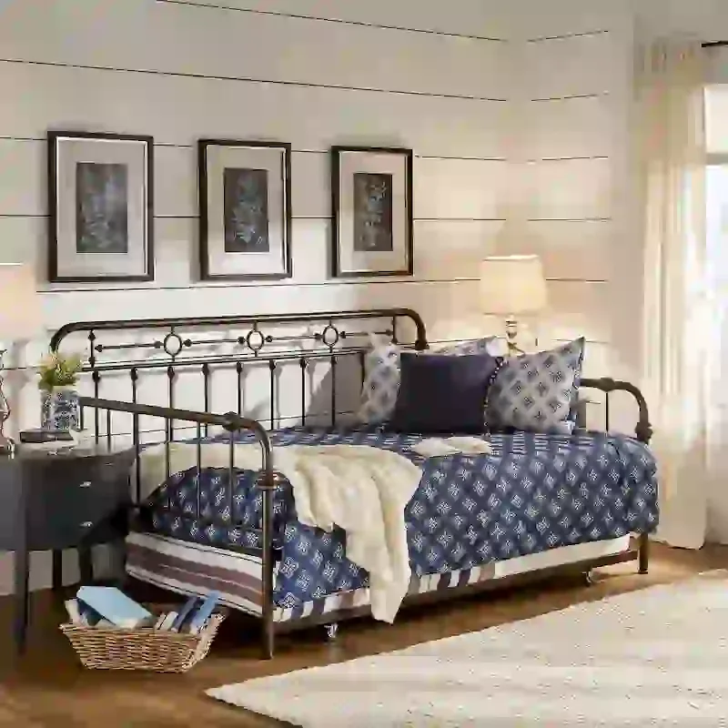 Darren Bronze Metal Full Size Daybed by iNSPIRE Q Classic