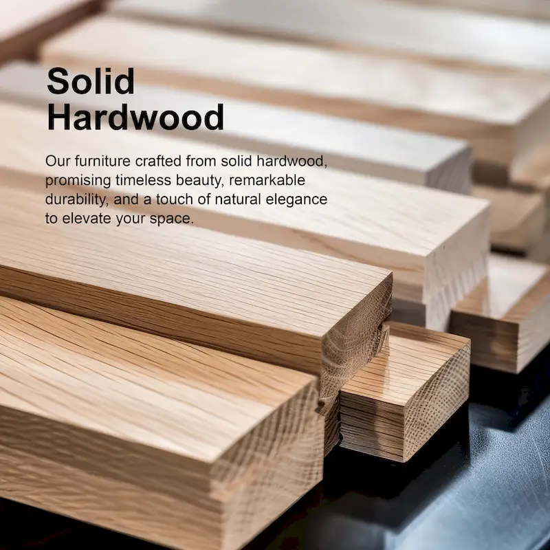 Modern 90-Inch Wood Extendable Dining Table with 18-Inch Leaf