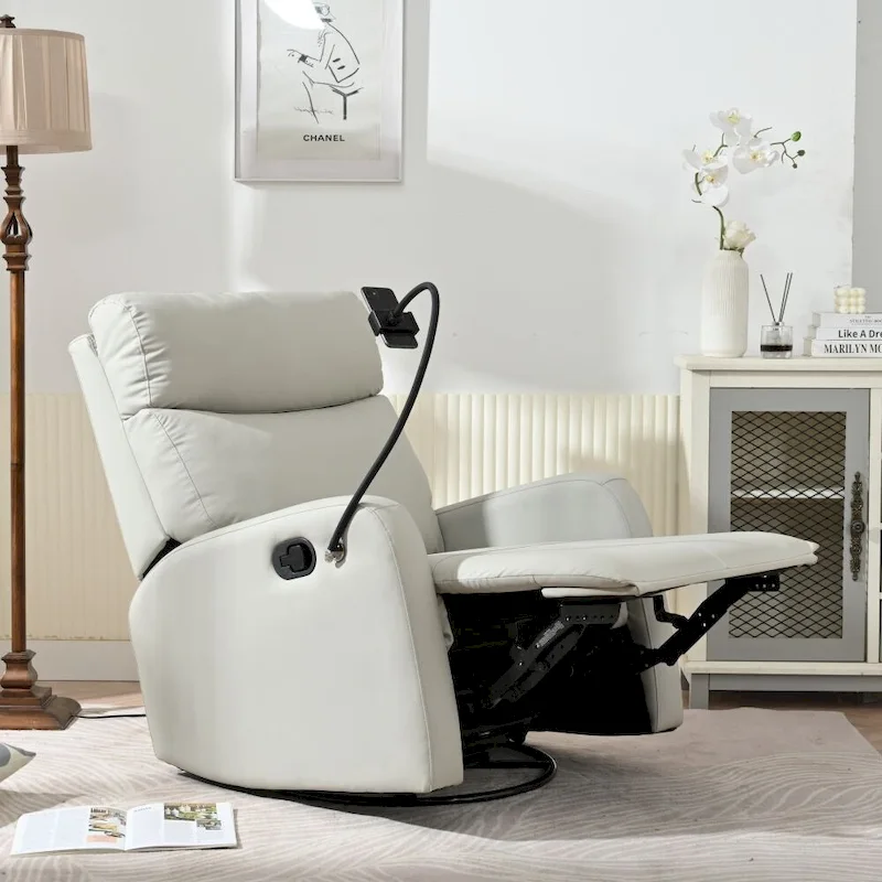 Modern Small Rocking Swivel Recliner Chair