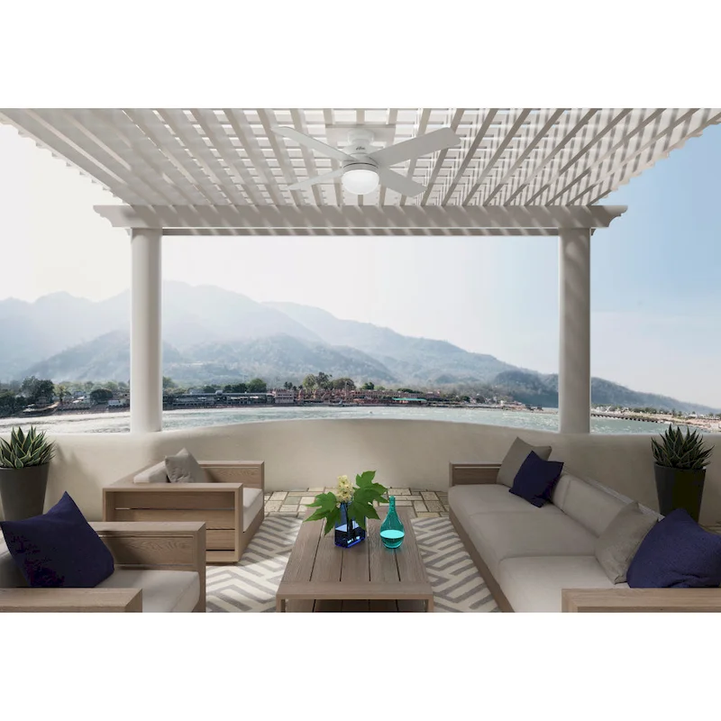 Hunter 52  Timpani Ceiling Fan w/ LED Light, Pull Chain