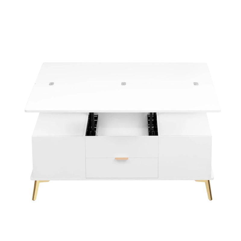 Lift Top Coffee Table Multi Functional Table with Drawers