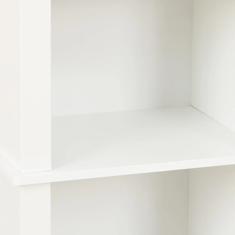 White MDF Wood 67-Inch Tall Tower Bathroom Linen Cabinet