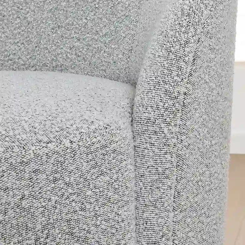 KINWELL Sherpa Upholstered Loveseat Boucle Sofa Couch, 68W
