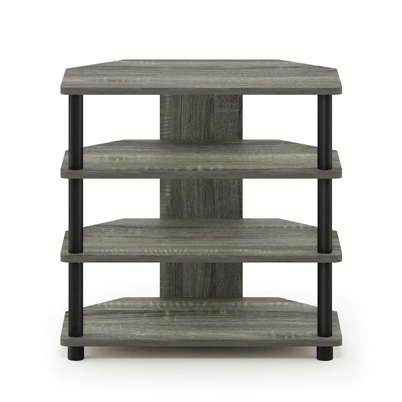 Furinno Turn-N-Tube Easy Assembly 4-Tier Petite TV Stand