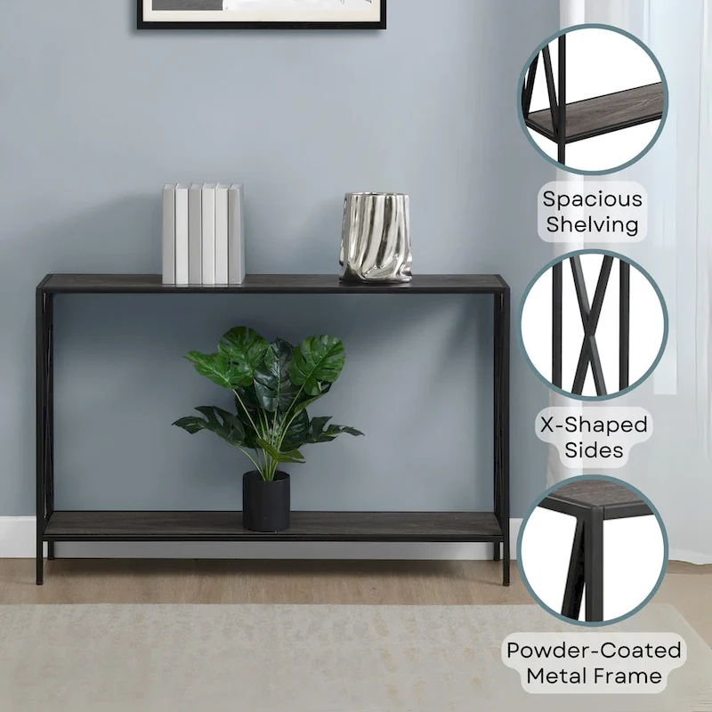 Convenience Concepts Tucson Console Table with Shelf
